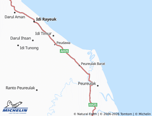 MICHELIN Alue Bu Jalan map - ViaMichelin