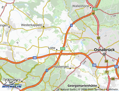 MICHELIN Saarbeck map - ViaMichelin