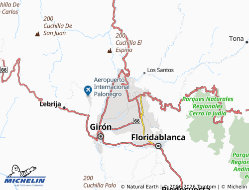 MICHELIN Gaitán map - ViaMichelin