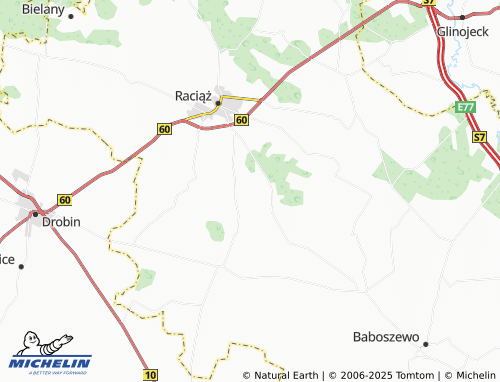 MICHELIN Sałkowo map - ViaMichelin