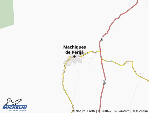 Mappa MICHELIN Machiques de Perijá - ViaMichelin