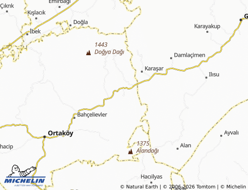 Mappa MICHELIN Senemoğlu - ViaMichelin