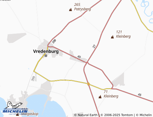 MICHELIN Eenzaamheid map - ViaMichelin