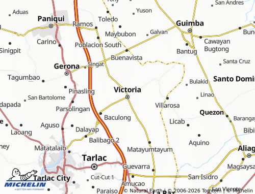 MICHELIN Victoria map - ViaMichelin