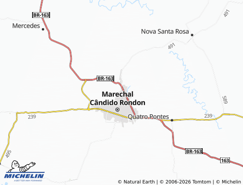 Mapa MICHELIN Botafogo - ViaMichelin