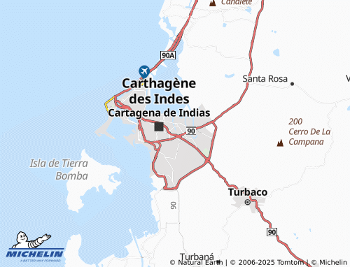 MICHELIN La Castellana map - ViaMichelin