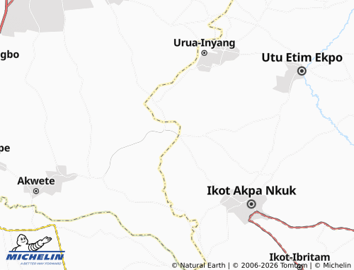 MICHELIN Iwuo-Ukem map - ViaMichelin