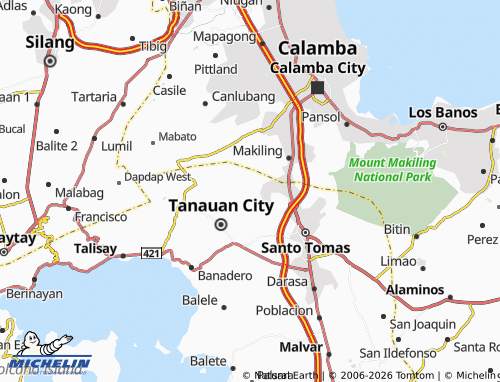 MICHELIN Ulango map - ViaMichelin