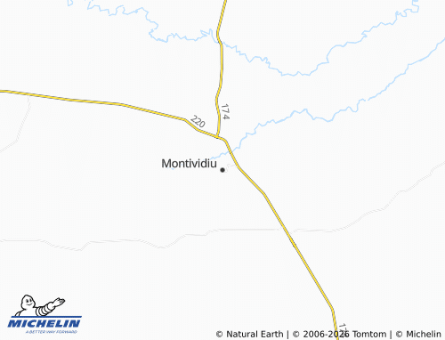 Mapa MICHELIN Montividiu - ViaMichelin