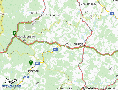 MICHELIN Langschlag map - ViaMichelin