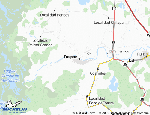 MICHELIN Pueblo Nuevo map - ViaMichelin