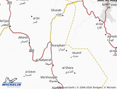 MICHELIN-Landkarte Sabt Shimran - ViaMichelin