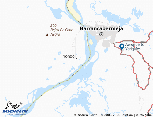 Carte MICHELIN Yondó - ViaMichelin