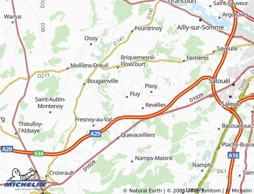 Mappa MICHELIN Fluy - ViaMichelin