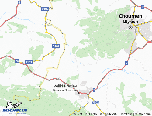 MICHELIN Kochovo map - ViaMichelin