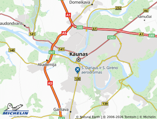 Mappa MICHELIN Kaunas - ViaMichelin