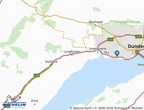 Mappa MICHELIN Longforgan - ViaMichelin