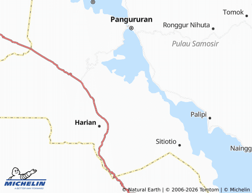 Mappa MICHELIN Hariara Pohan - ViaMichelin