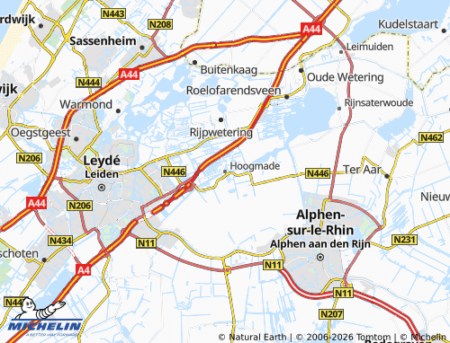 Mapa MICHELIN Hoogmade - ViaMichelin