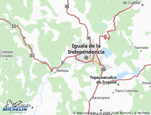 MICHELIN Tulipanes map - ViaMichelin