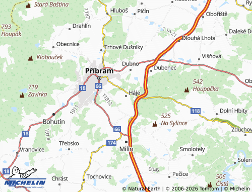 Mapa MICHELIN Háje - ViaMichelin