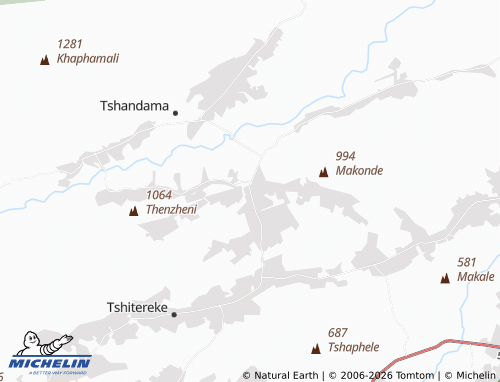 Mappa MICHELIN Tshithuthuni - ViaMichelin