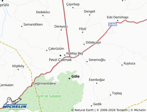Mappa MICHELIN Okçu - ViaMichelin