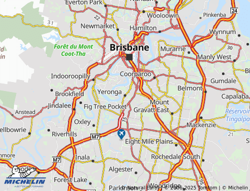 MICHELIN Yeronga map - ViaMichelin