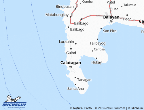 MICHELIN Balitoc map - ViaMichelin