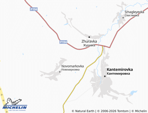 Carte MICHELIN Kas'yanovka - ViaMichelin