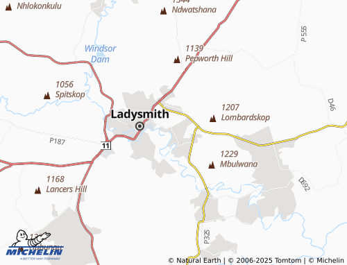 MICHELIN Steadville map - ViaMichelin