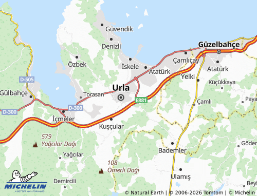 MICHELIN Yenice map - ViaMichelin