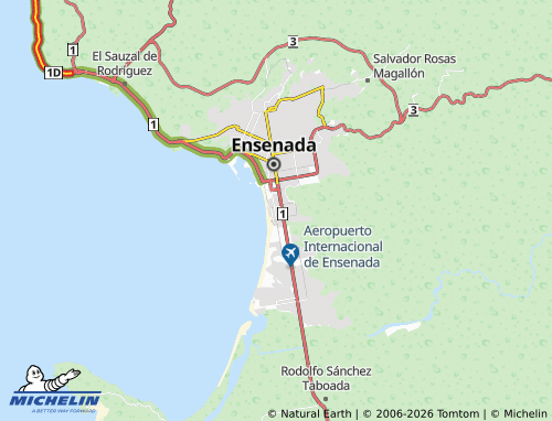 Mapa MICHELIN Punta Banda I - ViaMichelin