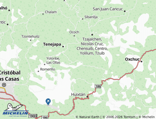 MICHELIN El Crucero map - ViaMichelin