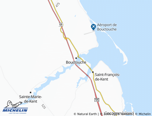 Mappa MICHELIN Bouctouche - ViaMichelin