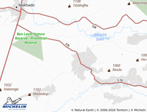 Mappa MICHELIN Mpheni Block A - ViaMichelin