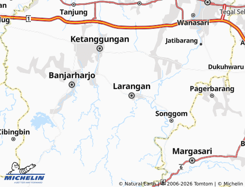 MICHELIN Karangbale map - ViaMichelin