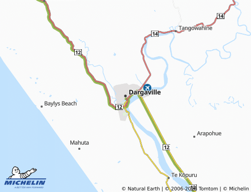 Mapa MICHELIN Dargaville - ViaMichelin