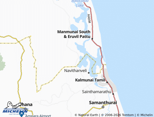 Mappa MICHELIN Paalamunai - ViaMichelin