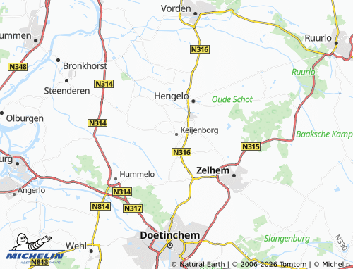 Carte MICHELIN Keijenborg - ViaMichelin