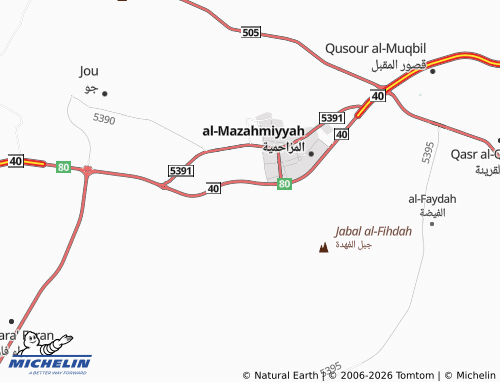MICHELIN-Landkarte al-Muhammadiyah - ViaMichelin