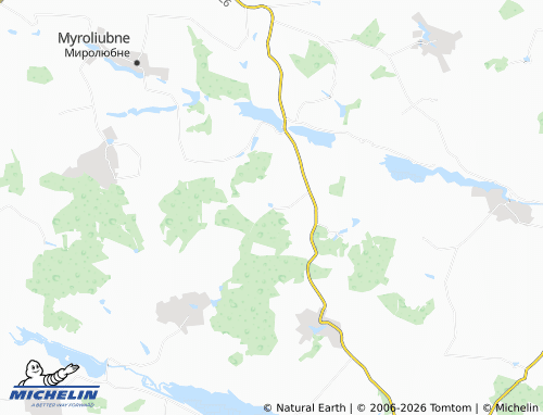 MICHELIN Semyrenky map - ViaMichelin