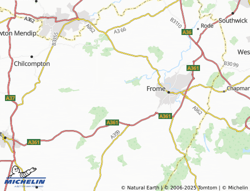 Mappa MICHELIN Whatley - ViaMichelin