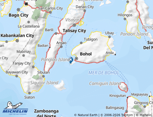 MICHELIN-Landkarte Bohol - ViaMichelin