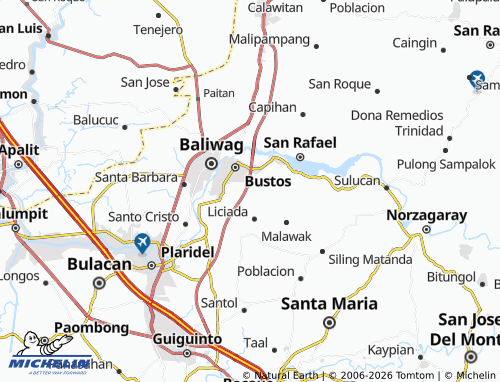 MICHELIN Malamig map - ViaMichelin