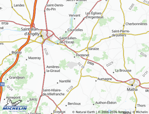 Mapa MICHELIN Fontenet - ViaMichelin