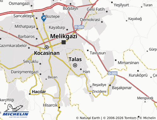 MICHELIN Mevlana map - ViaMichelin