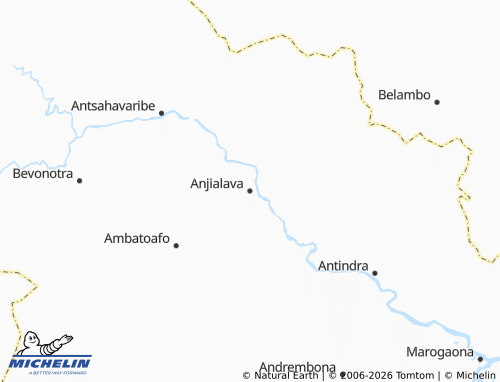 MICHELIN Anjialava map - ViaMichelin