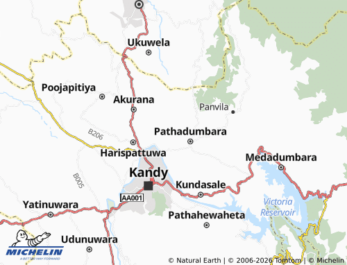 Mappa MICHELIN Meegammana West - ViaMichelin