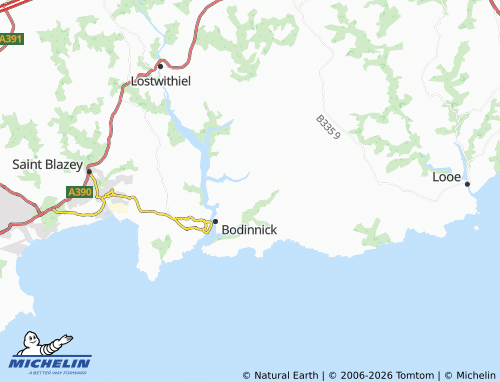 Carte MICHELIN Lanteglos Highway - ViaMichelin